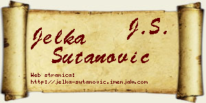 Jelka Šutanović vizit kartica